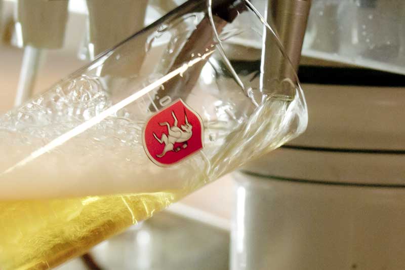 Bier im Café Restaurant Krumbacher-Stuba