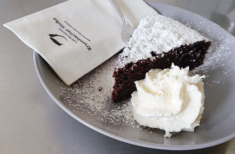 hausgemachte Kuchen und Torten