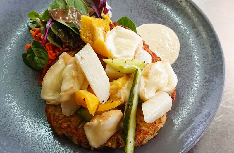 Vegetarische Küche in der Krumbacher-Stuba